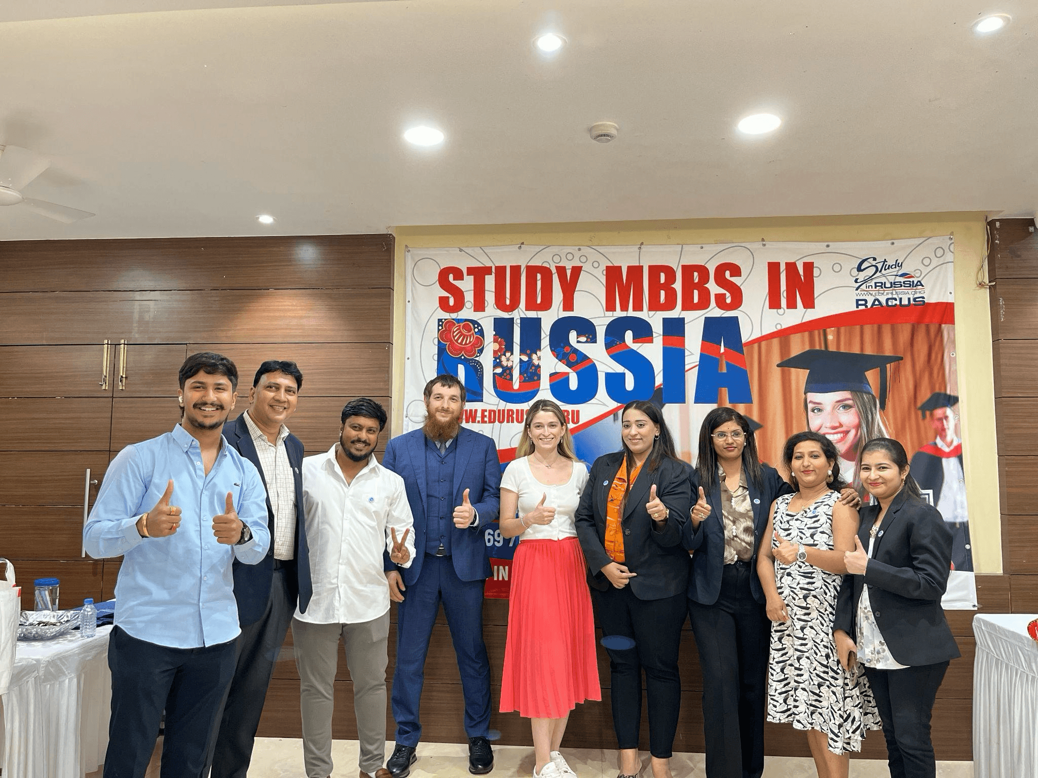 MBBS Admission Fair with Russian College Representatives at Aliff Solapur